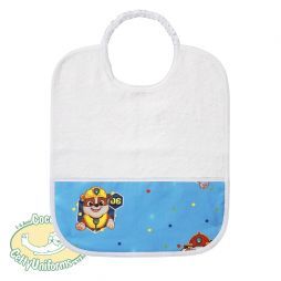 Bavaglino per Asilo con elastico al collo "Paw Patro su zzurro"